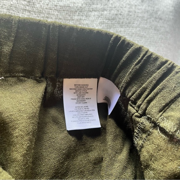 Anne Klein Linen Cropped Pants - Picture 5 of 5